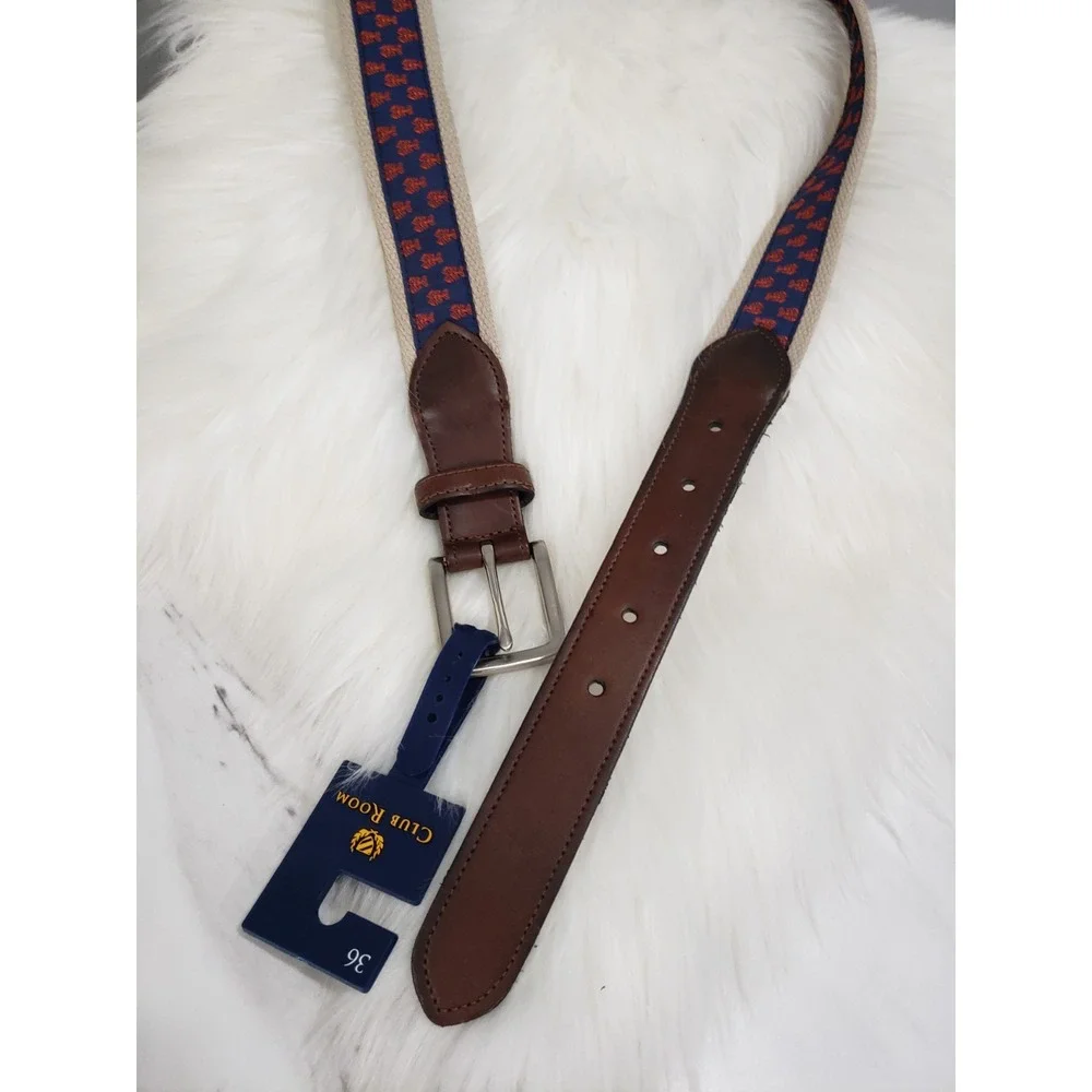 NEW Lobster Men's Canvas Belt Size 36 fisherman‎ preppy nautical gorpcore Maine